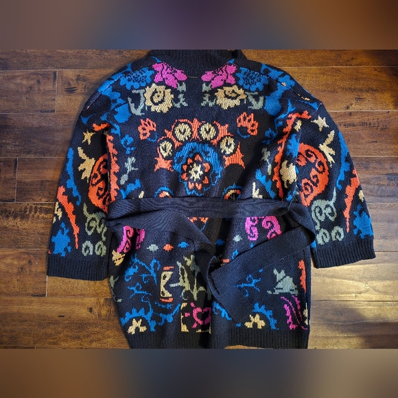 Desigual Multicolor Kimono Style Knit Sweater - Picture 4 of 4